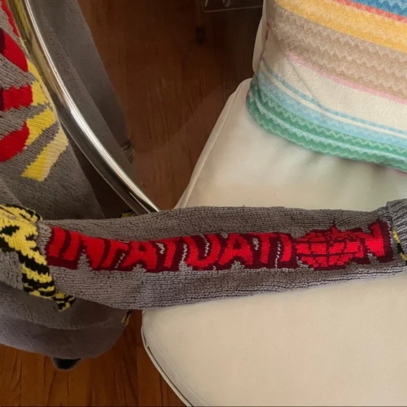 Stella McCartney Gray Sunset Zip Infatuation cardigan Sweater size M - Picture 7 of 9